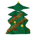 thumbnail image 4 of DHFJKG 2 Piece Suit Girls Christmas Tree Performance Party Dress Short Sleeve Sparkly Polka Dot Christmas Tree Fancy Hooded Dress O-Neck Lovely Outfit, 4 of 4