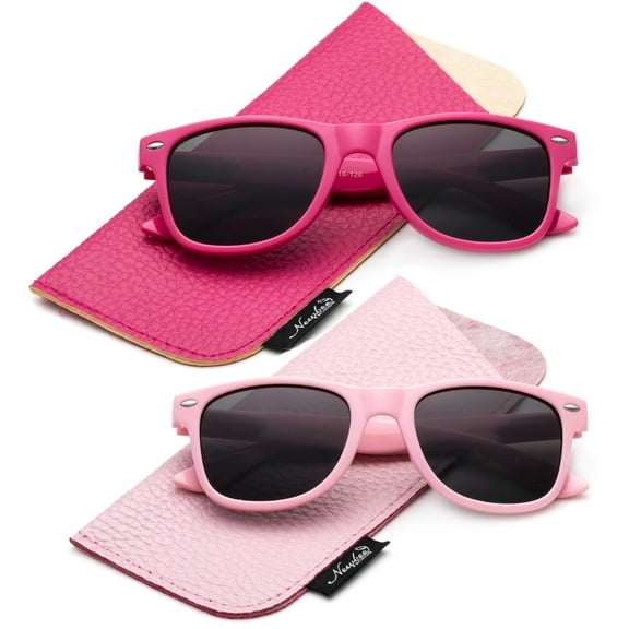 2 Pairs Little Girls Polarized Sunglasses for Girls (2-5Y)