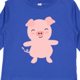 thumbnail image 4 of Inktastic Cute Pig Boys or Girls Long Sleeve Toddler T-Shirt, 4 of 5