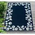 thumbnail image 6 of Transocean CAP71172333 Liora Manne Capri Seashell Border Indoor & Outdoor Rug, Navy - 7 ft. 6 in. x 9 ft. 6 in., 6 of 6