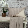 thumbnail image 6 of Parkland Collection Nirvana 24x14" Woven Cotton Throw Pillow in Beige/Brown, 6 of 9