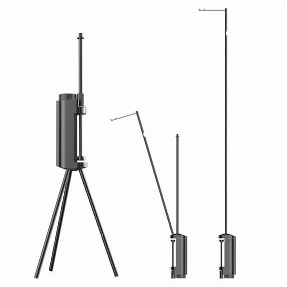 Multifunctional Outdoor Camping Lamp Stand Portable Aluminum Alloy Tripods Bracket for Camping