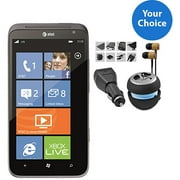 HTC Titan II X825a 16GB GSM Windows 7.5 Cell Phone, Gray (Unlocked) and Accessory Kit w/Portable Speaker