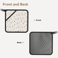 thumbnail image 2 of Sikiie Wildflower Watercolor Pot Holders Kitchen Insulation Mats Heat Resistant Pot-Holder Oven Anti-Scald Pads for Cooking Baking, 7.1*7.1inch, 2 of 8