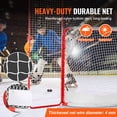 thumbnail image 4 of KFFKFF But de Hockey avec Filet de Sécurité et Cibles Rue Extérieur Filet de Hockey en Acier 72 Pouces, 4 of 9