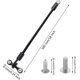 thumbnail image 4 of 6 accesorios para kayak, cuerda elástica de 18 pulgadas y 6 mm con gancho de cuerda elástica con tornillo, juego de hebilla fija, 4 of 5