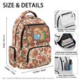 thumbnail image 7 of KUIFORTI Capybara Reading Girls Backpack Kids Bookbag Comfortable Lightweight with Adjustable Straps Multiple Organizer Pockets for Elementary Middle, 7 of 7