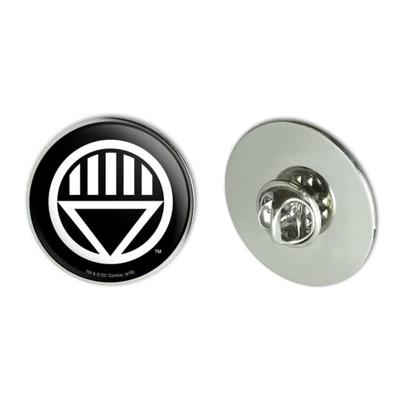 Green Lantern Blackest Night Black Lantern Logo Metal 1.1" Tie Tack Hat Lapel Pin Pinback