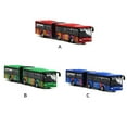 thumbnail image 2 of stanreset Double Sections Baby Pull Back Car Bus Children Toy Model Display Toddlers Collection Ornaments Birthday Interactive Toys Blue, 2 of 7