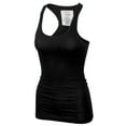thumbnail image 3 of KOGMO Womens Basic Cotton Ribbed Knit Racerback Tank Top 3-Pack (S-XL), 3 of 8