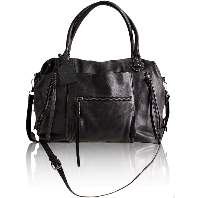 Bolso tote WINSASI de cuero vegano 41 x 16 x 30 cm, gran capacidad