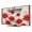 Crimson, Black, Ivory, Green, variant on Red Poppy Welcome TV Cover for 24 Inch Screen, Stretch Fabric Dustproof TV Display Protector, Floral Black Buffalo Plaid Wooden Elastic Slipcover Monitor Cover for Indoor Desktop Computer 20.9"x11.8"