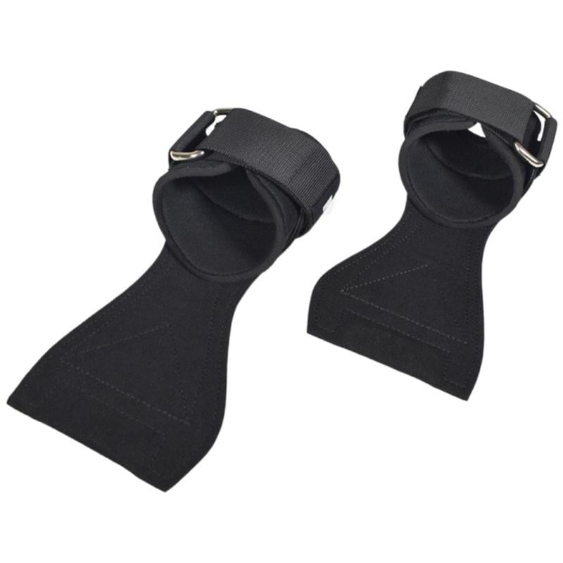 Weight Lifting Hand Grips Workout Pads with with Built in Adjustable