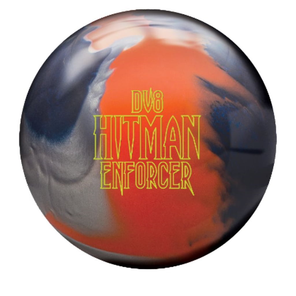 Black/Orange/Blue DV8 Hitman Bowling Ball Black/Orange/Blue DV8 Hitman Bowling Ball