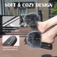 thumbnail image 5 of Vogue Cloud Women's Furry Slides Faux Fur Slides Fuzzy Slippers Fluffy Sandals Outdoor Indoor, 5 of 6