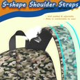 thumbnail image 5 of 17 Inch Lightweight Backpack,PVC Waterproof Oxford Fabric, Ergonomically Designed, with Large Capacity, Camouflage Print, 5 of 5