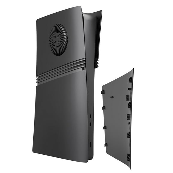 Faceplate with Cooling Vent & Dust Filter for PS5 PRO， ABS Replacement