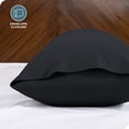 thumbnail image 5 of Bare Home Body Pillowcase - Envelope Closure - Ultra Soft - Double Brushed - Black, 5 of 7