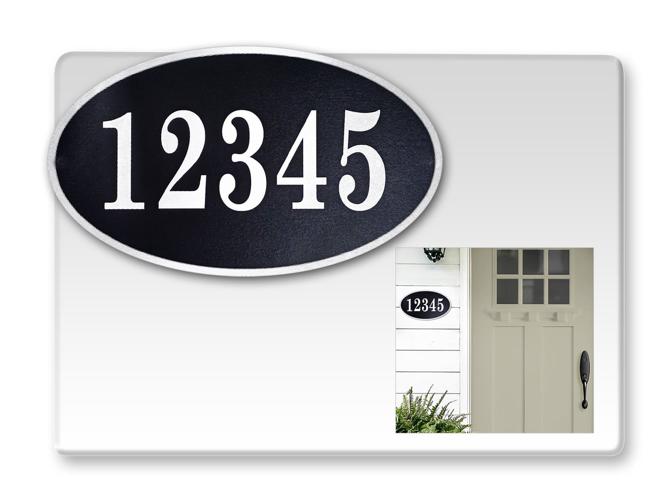 CurbNSign Custom Fancy Address Numbers for Outside, Custom, Super