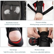 Luxtrada Ankle Brace Support Plantar Fasciitis Lace Up Stabilizer Sprain Wrap Pain Relief Adjustable Wrap - Fits Either Left and Right Foot (Size S)