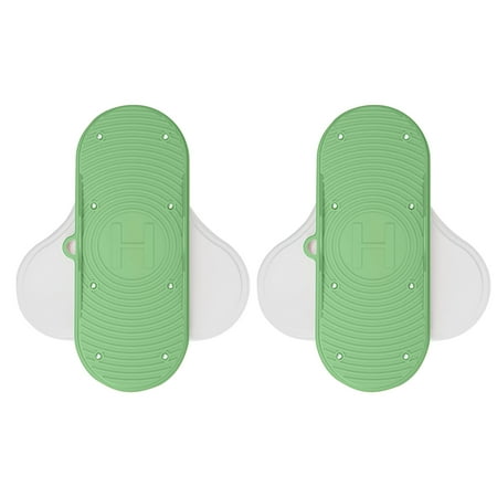 

JunDanmall 1 Pair ABS Waist Rotating Plate Mute Flexible Strong Load Bearing Split Waist Twister for Fitness