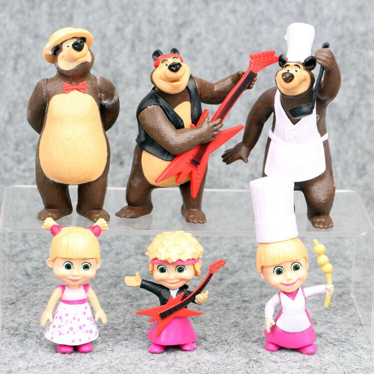 Masha and The Bear 12 Inch Featuretransforming Interactive Doll Toy for Ages 3 for sale online 
