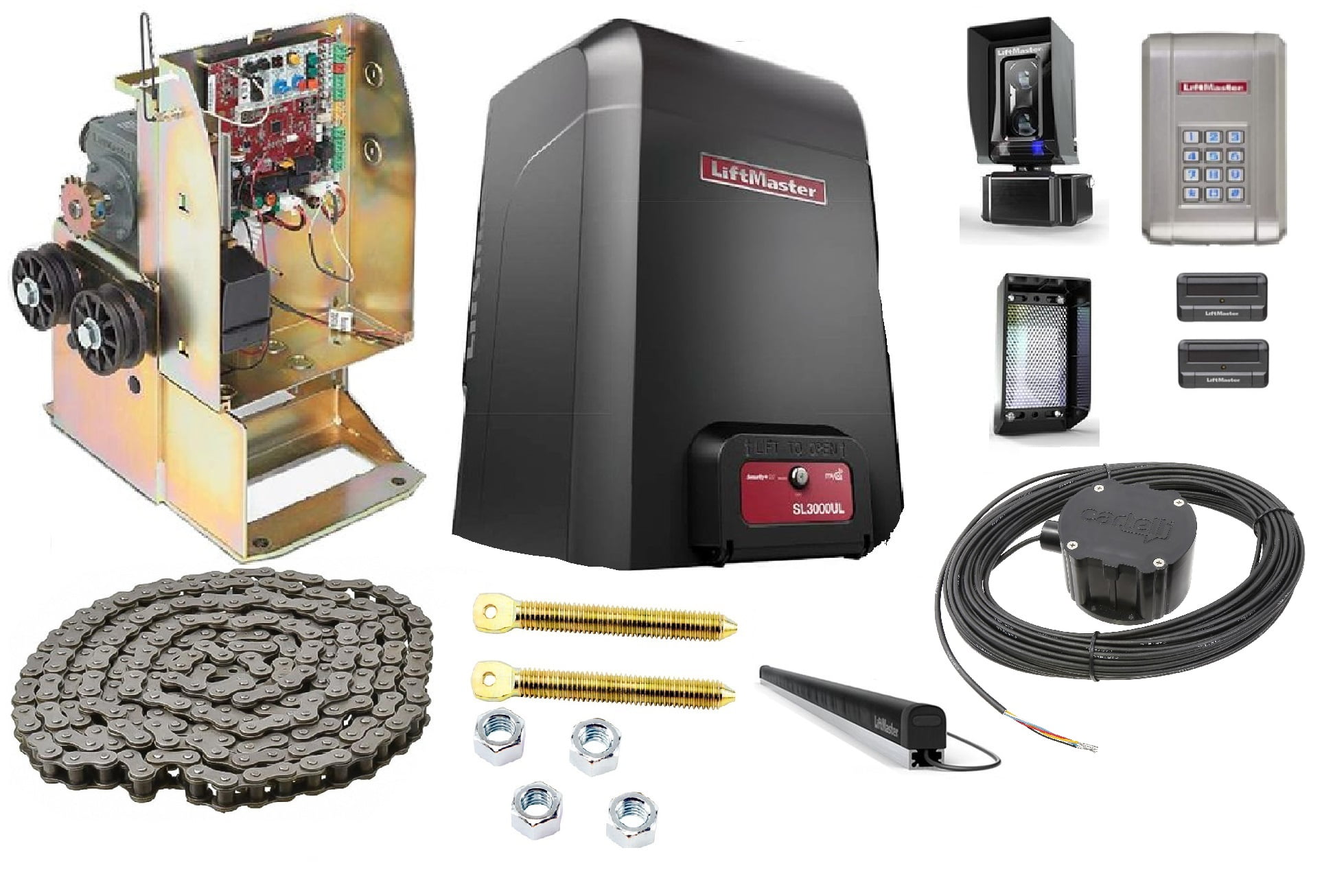 LIFTMASTER SL3000101U 1 HP AC High Traffic Commercial Slide Gate