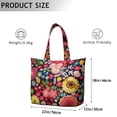 thumbnail image 5 of Flower Women's Large Weekend Travel Bag Moving Canvas Handbag Thick Double Layer Beach Weekend Travel Unisex Hospital Maternity Delivery with Toiletry Waterproof, 5 of 5