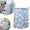 C, variante sur Panier à Linge en Lin à Motifs Élégant Grand Dessus Ouvert Tissu Respirant pour Chambre Salle de Bain Durable et Design Facile