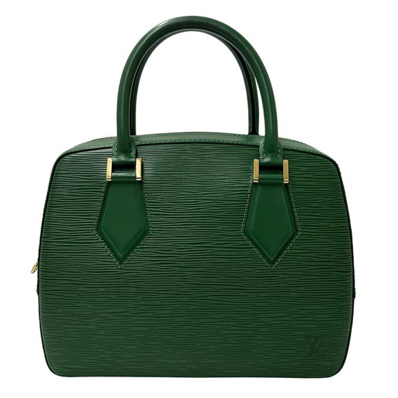 Pre-Owned Louis Vuitton Epi Leather Sablon Handbag, Borneo Green, M52044, Women's,... (Good)