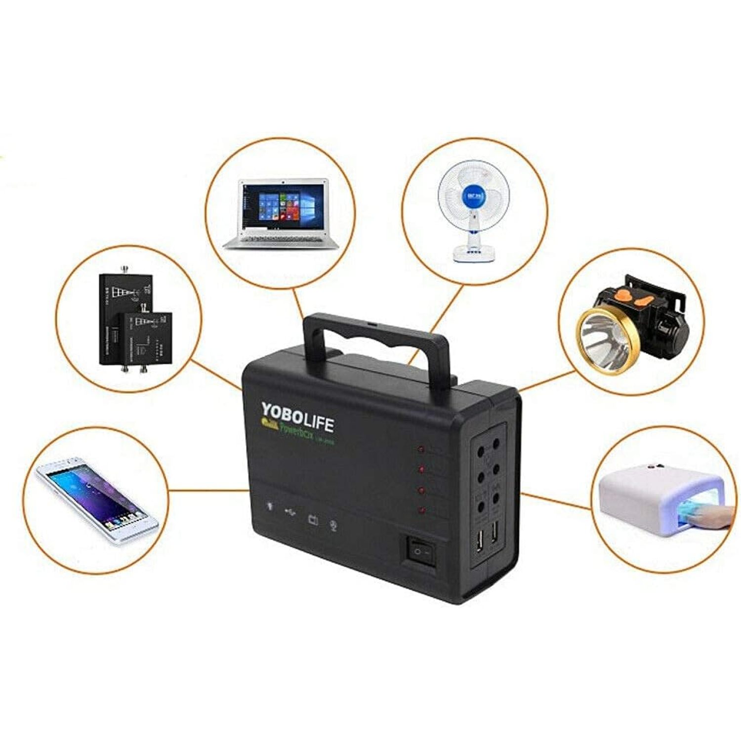 Bilot Solar Generator, Portable Power Station, w/Solar Panel Outdoor Supply for Camping/CPAP/Emergency Battery Backup