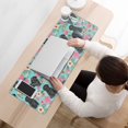 thumbnail image 3 of Long Mouse Pads for Desk,Bichon Dog Blue Florals Desk Mats on Top Of Desks, Desk Mouse Pad Extra Large with 3mm Non-Slip Base and Stitched Edge for Gaming,Office,Work,Home 31.5"x11.8", 3 of 6