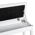 thumbnail image 2 of Keyboard Bench | Used in Piano Practice and Performance | Rubber Wood Frame with Faux Leather | Lightweight and Portable, 2 of 5