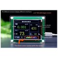 thumbnail image 2 of Detector DoméStico PM2.5 VersióN M5 para Interiores Monitoreo de la Calidad del Aire Sensor de MedicióN de Niebla y Polvo PM2.5 TFT LCD, 2 of 8