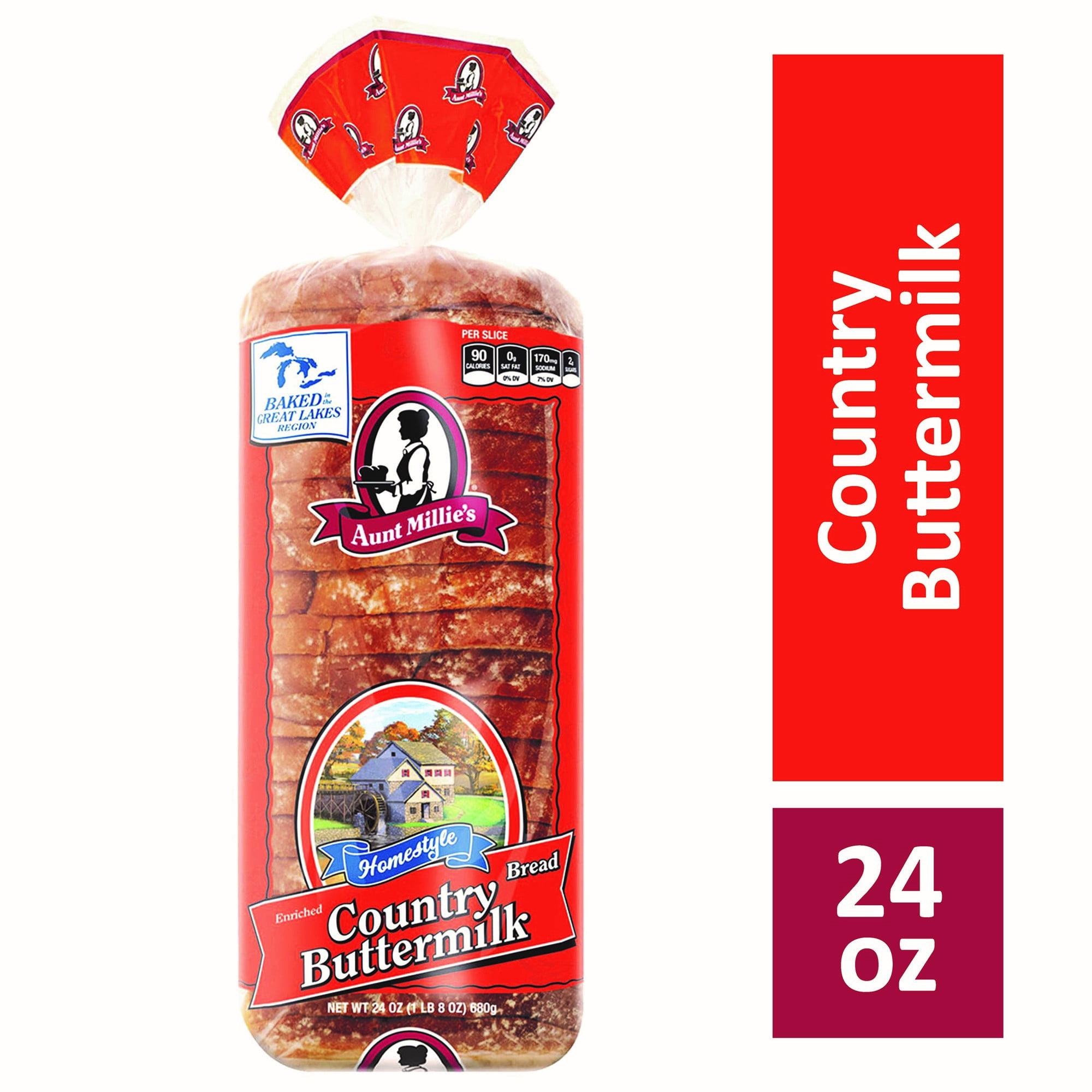 Aunt Millie S Country Buttermilk Bread 24 Oz Walmart Com Walmart Com Aunt Millie S Country Buttermilk Bread 24 Oz Walmart Com Walmart Com