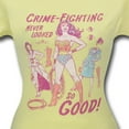 thumbnail image 2 of DC Comics WW Paper Doll S/S Junior Women's T-Shirt Sheer-Banana, 2 of 8