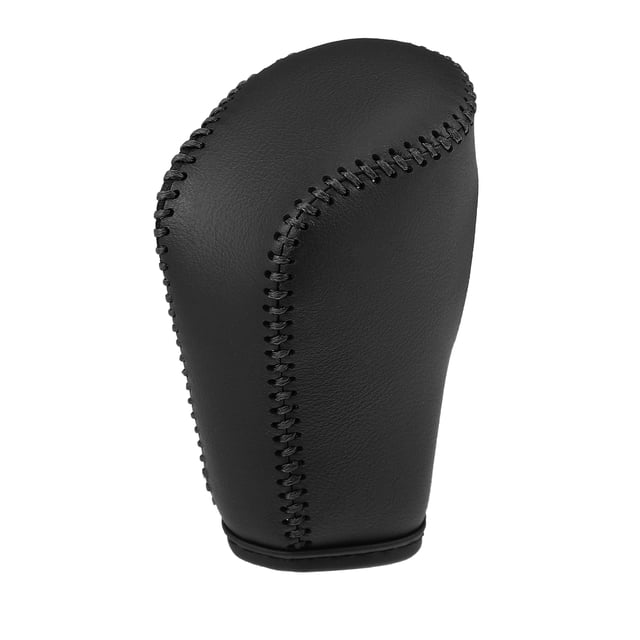 Marchas Cambio Perilla Cubierta para Mazda 3 2019-2021 Imitación Cuero Negro