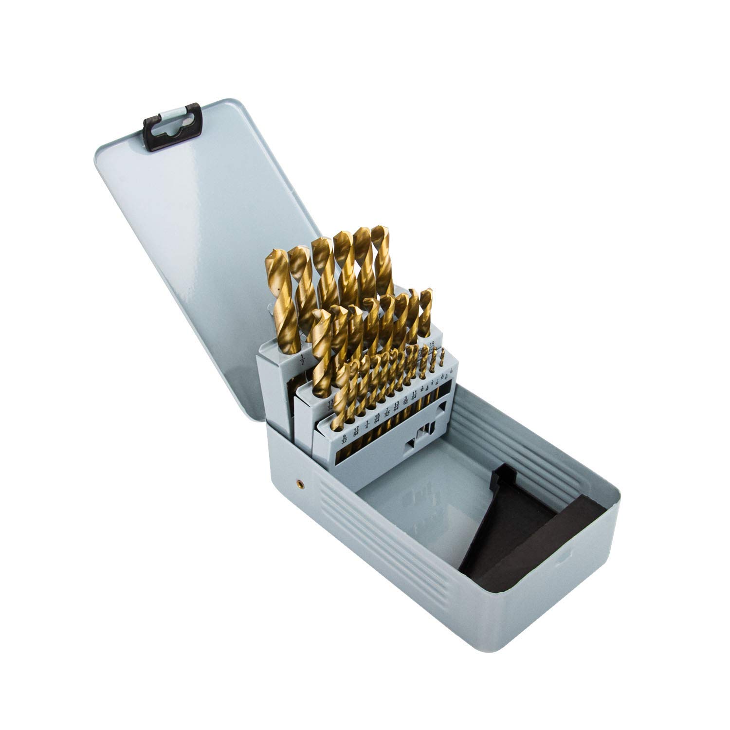 GOODSMANN 29PCS Drill Bit Set HSS Titanium Multi Bits Twist Metal Tools ...