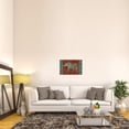 thumbnail image 3 of Global Gallery's 'Elephant Caravan IIM' by Daphne Brissonnet Stretched Canvas Wall Art, 3 of 4