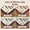 thumbnail image 7 of Design&I 9'x12' Washable Area Rug Fish Cabin Distressed Plaid Border Motif Farmhouse Fishing Clownfish for Dining Room, Basement, Large Office, Snag-Free, 7 of 7