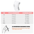 thumbnail image 4 of Rodilleras antideslizantes de punto para Fitness, pulsera de compresión elástica para voleibol, transpirable y cálido, 1 unidad, 4 of 4