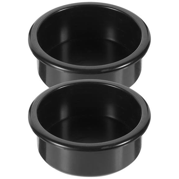 2 Pcs Couch Rv Assorssories Accessories Stainless Steel Cup Holder Insert for Large Cups Plastic