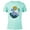 Ocean Blue, variant on Disney Frozen 2 Bruni Spunky Salamander - Short Sleeve Blended T-Shirt for Adults – Customized-Dark Heather