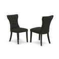 thumbnail image 4 of East West Furniture Dining Room Set Black, DLGA3-BLK-24, 4 of 6