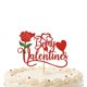 thumbnail image 2 of Inserto para pastel San Valentín 17 Uds. Rosa Amor, 2 of 4