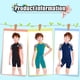thumbnail image 3 of Traje de Baño Corto de Neopreno para Niños Eigraketly Azul Marino S, 3 of 6