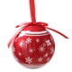 thumbnail image 1 of Adornos de bolas de Navidad brillantes, bolas decorativas de plástico para decoración de fiesta de boda, casa del árbol de Navidad, 2,8", 1 of 5