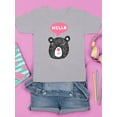 thumbnail image 3 of Hello Bear T-Shirt Juniors -Image by Shutterstock,  x-Large, 3 of 4