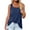 Navy1, variant on KIHOUT Womens Loose Blouses Tops Solid Square Neck Casual T-shirt Summer Sleeveless Long Tank Tops for Women(Navy,S-2XL)