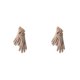 thumbnail image 1 of Minnieouse Guantes de Cachemira con pantalla táctil para mujer, mitones de invierno con lazo y dedos completos, calentador de manos, deportes de Caqui 2piezas, 1 of 6